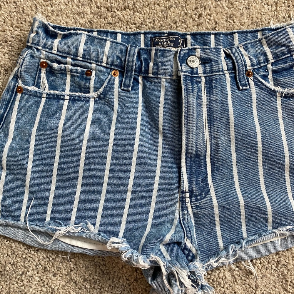 Cute high waisted denim shorts